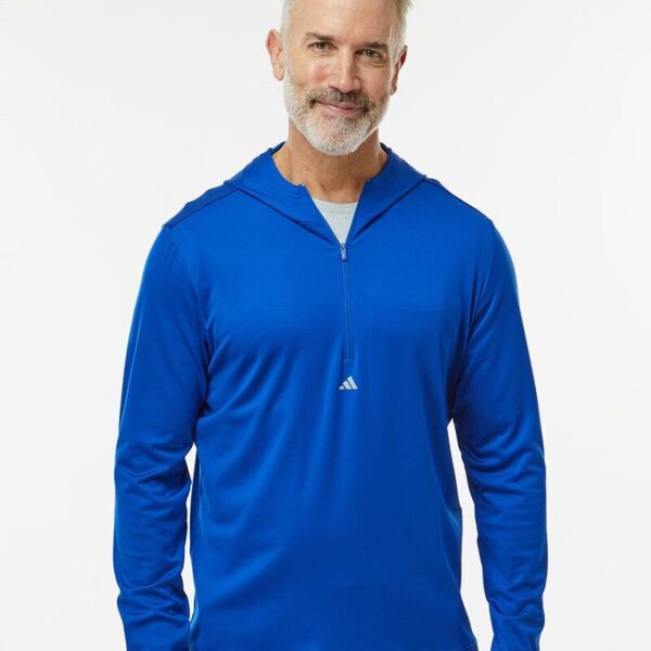 Men's Lightweight Quarter-Zip Hooded Pullover Thumbnail
